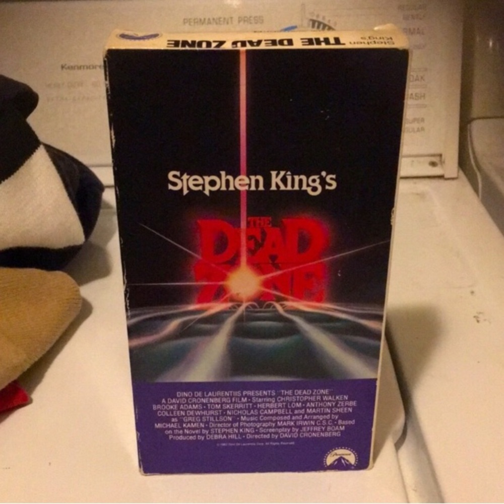 Stephen King's The Dead Zone VHS tested and working horror movie happy Halloween